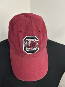 South Carolina Gamecocks Hat Cap Strap Back Red Black College Preppy 90s Style - Picture 1 of 3