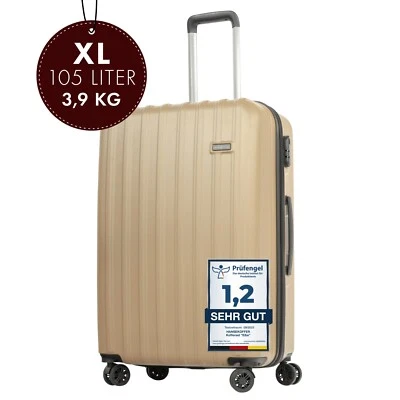 Hartschalenkoffer Reisekoffer Trolley XL – 48x75x30 cm – 105L – robust & leicht - Bild 1 von 4
