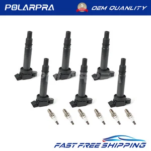 6x Ignition Coil & IRIDIUM Spark Plug Kits For 2009-2010 Toyota Corolla 2.4L USA - Picture 1 of 14
