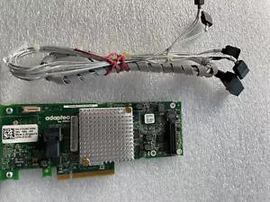 Adaptec ASR8405 Raid Controller 12Gbs 4 port ASR-8405 H/p +1 4port cable 75cm - Picture 1 of 2