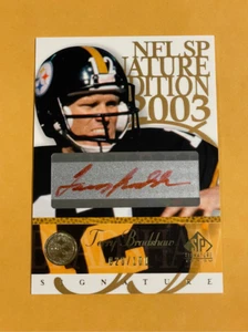 2003 SP Signature Edition Terry Bradshaw Auto Red Ink /100 - Picture 1 of 2