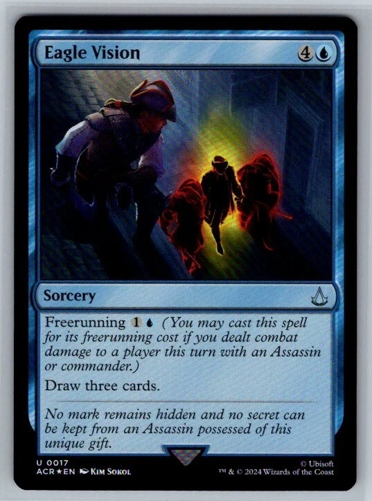 Eagle Vision Foil #17 Assassin's Creed Magic the Gathering MTG - Image 1 of 1
