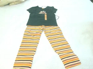 Halloween Girl's Size 7-8 Outfit 1 Tee-Shirt & 1 Pair Of Stretch Pants New - Picture 1 of 3