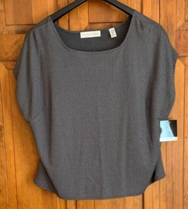 Damen NEU Valerie Stevens II grau ärmellose Bluse - 2X - Bild 1 von 5
