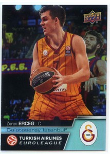 2015-16 Upper Deck Euroleague Basketball #E20 Zoran Erceg Canvas Foil 18/49