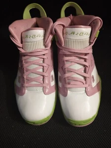 Air Jordan Sz 5y Pink, White And Green - Picture 1 of 5