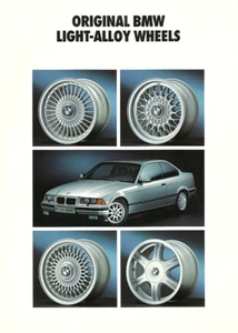 1992/1993 BMW Accessory LIGHT ALLOY WHEELS brochure catalog 92 93 US - Picture 1 of 1