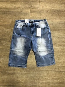 Genuine Denim Jean Light Blue Shorts Men Size 34 - Picture 1 of 4