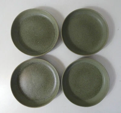 4 assiettes en grès à bord droit - Immagine 1 di 4