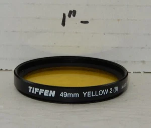 TIffen 49mm Yellow 2 (8) CAMERA Lens FILTER DIGITAL OR FILM - Picture 1 of 3