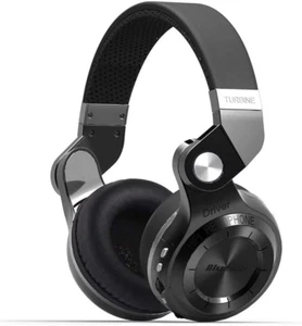 T2 plus Turbine Wireless Bluetooth Headphones with Mic/Micro SD Card Slot/Fm Rad - Picture 1 of 6