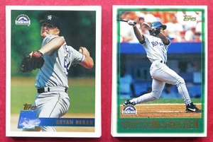 1996 & 1997 Topps Colorado Rockies Team Sets (31 Cards) - Picture 1 of 3