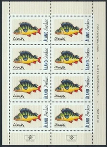 ALAND ISLANDS. 2012. Fish. My Aland. Sheetlet, MNH (BL16) - Picture 1 of 1