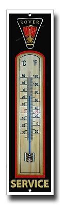 Rover Service Metal And Wood Thermometer.officially Licensed Rover Product. • 17.57€