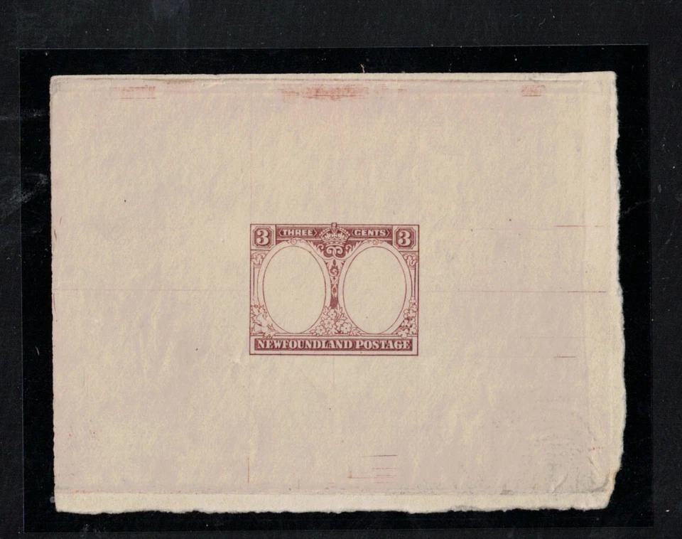 Newfoundland #165DP Extra Fine Progressive Die Proof In Light Brown 82mm x 63mm - Image 1 of 1