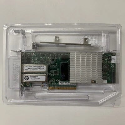  NEW HP NC523SFP Dual Port 10GbE 593717-B21 593742-001 PCIe Network card  - Image 1 of 4
