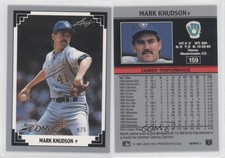 2013 Leaf Memories 1991 Leaf Buyback Gold /5 Mark Knudson #159