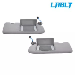 LABLT Left&Right Sunvisors Gray With lights And Mirror For Honda CR-V 2017-2022 - Picture 1 of 12