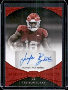 Treylon Burks 2022 Sage Aspire Red Auto Autograph Rookie Rc - Picture 1 of 3