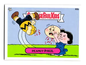 Peanut Paul 2013 Garbage Pail Kids Charlie Brown Peanuts Sticker - Picture 1 of 2