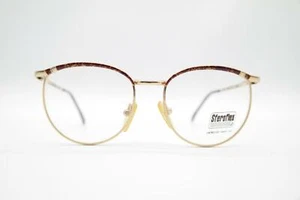 Vintage Sferoflex S308 Gold Kupfer oval Brille Brillengestell eyeglasses NOS - Picture 1 of 6