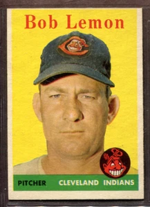 1958 Topps Set-Break #2 Bob Lemon como nuevo *Jaysace* - Imagen 1 de 2