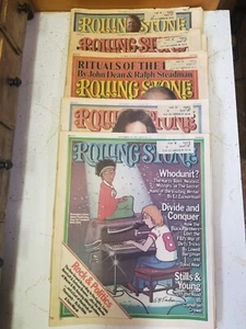 Rolling Stone Magazine Lot of 5 Issues from 1976 Issues 221 222 223 224 225 - Picture 1 of 11