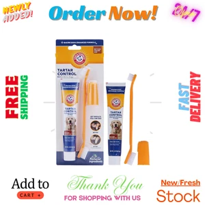 Arm & Hammer Dog Dental Care Tartar Control Kit for Dogs | Contains Toothpaste, - Picture 1 of 4