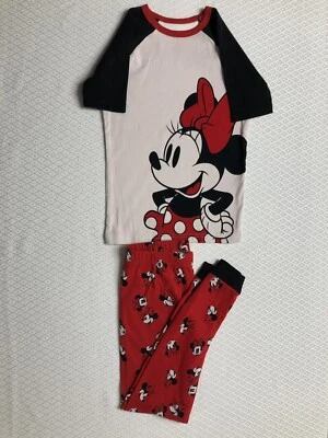 Pijama ajustado manga corta Minnie Mouse, juego de 2 piezas talla 8 Foto 1 de 3