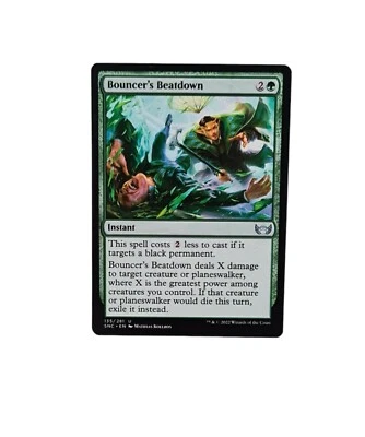 MTG Bouncer's Beatdown Uncommon Regular 135/281 (SNC) Streets of New Capenna  - Image 1 of 2