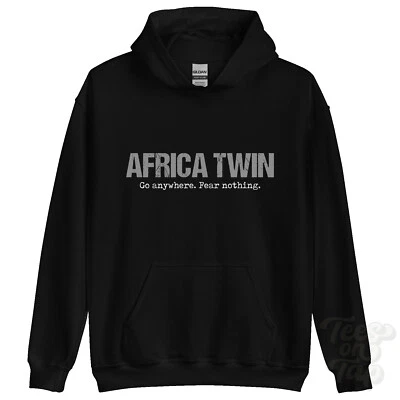 ÁFRICA TWIN: Go anhere Fear nothing sudadera con capucha motociclista Foto 1 de 2
