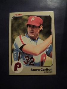 1983 Fleer  #155 Steve Carlton  Philadelphia Phillies NrMt AUCT#4449