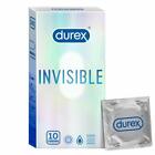10 pcs Durex Invisible Super Ultra Thin Condoms for Men | Discreet packing