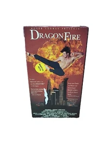 Dragon Fire VHS 1993 Martial Arts Action RARE New Horizons Home Video Thriller - Imagen 1 de 3