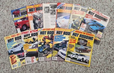 🔥 Popular Hot Rod Magazine Lot 1980 – 11 Issues Muscle Cars, Street Tech - Image 1 of 4
