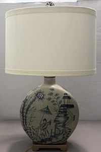 Wildwood Ancient Collection Snuff Bottle Lamp 60023 Porcelain Hand Painted 28” - Picture 1 of 12