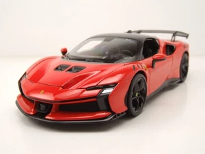 Ferrari SF90 XX Stradale rojo coche modelo 1:18 Bburago - Imagen 1 de 11