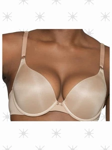Vanity Fair Ego Boost Add A Cup Underwire Push-Up Bra 1101, Beige 34C - Foto 1 di 5