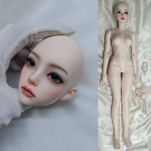 1/3 BJD Doll Ball Jointed Resin Female Girl Nude Body with Face up Handmade Gift - Bild 1 von 16