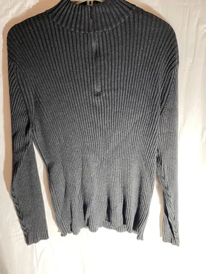 Suéter Brandini Para Hombre X XLarge Negro Cuarto Cremallera Foto 1 de 4