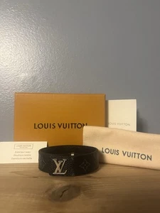 Monogram eclipse Louis Vuitton slim Bracelet - Picture 1 of 4