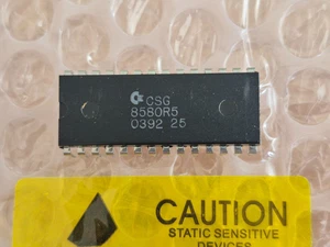 ✅ CHIP CSG 8580R5 SID Soundchip Baujahr 1992 ⭐ Commodore C64 / C128 MOS ⚡️ - Afbeelding 1 van 1