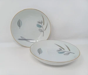 MCM Noritake Japan Blue Spring 1358 Dessert Appetizer Small Salad Lot Of 2 5.5" - Picture 1 of 15