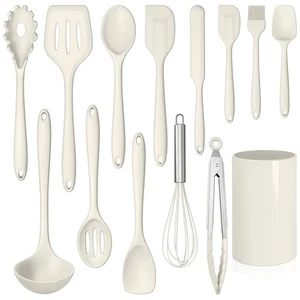 Juego de utensilios de cocina LIANYU de 14 piezas con soporte, utensilios de cocina de silicona spa... - Imagen 1 de 7