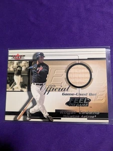 Roger Cedeno 2001 Fleer Feel the Game GAME-USED BAT - Picture 1 of 2