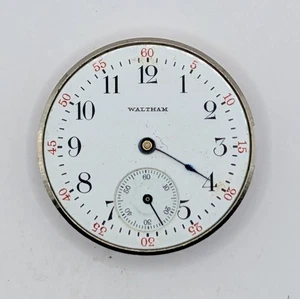 Movimiento reloj Waltham 1912 - para reparación o restauración - falta manecilla de minutos - Imagen 1 de 3