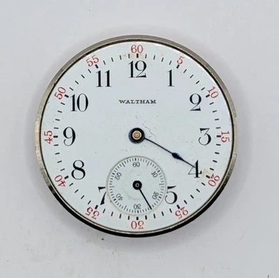 1912 Waltham Watch Movement-For Repair Or Restoration-Missing Minute Hand - Image 1 of 3