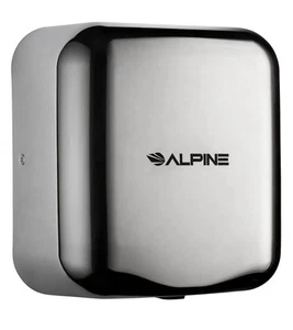 Alpine 40010SSB Hand Dryer Commercial Stainless Steel Drying Station 110V Silver - Picture 1 of 11