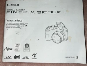Cámara digital manual FUJIFILM Finepix S1000 fd solo manual - Imagen 1 de 4
