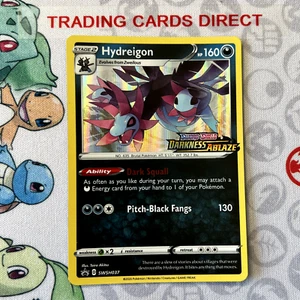 Hydreigon SWSH037 Black Star Promo Sword & Shield Holo Rare Pokemon Card - Picture 1 of 2